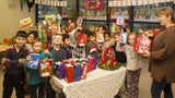 Am letzten Schultag kam der „Weihnachtsmann“...