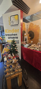 Erfolgreicher Keksverkauf in der Markthalle Hannover